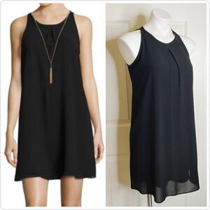By & By shift mini little black dress sz S